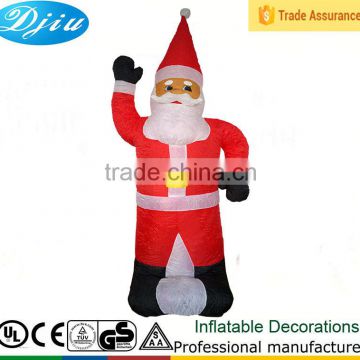 DJ-XT-40 father christmas stand raise hand carolers scene inflatable light show