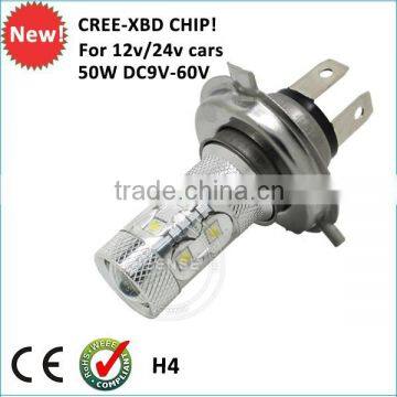 car auto lamp car led light high power 9V-60v 12v 24v H4 H7 H9 H11 H16 H4 fog light led