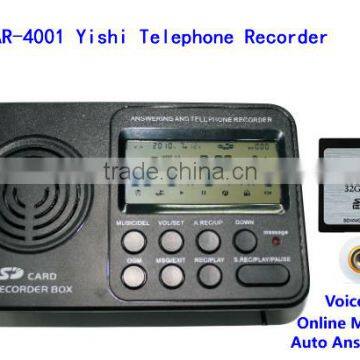 Telephone recorder Standalone supports 32G SD