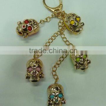 2014 fashion jewelry keychain skull