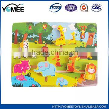 Unique Design Children Wooden Happy Housing Puzzle Game Toy photo-6
