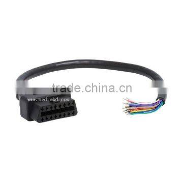 Obd2 Cable, J1962F to Open End, 1 ft