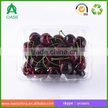 PET disposable plastic boxes for packing strawberry