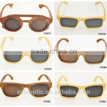 vintage 2016 vogue UV400 lens new design bamboo wooden polarized sunglasses sunglasses                        
                                                                                Supplier's Choice