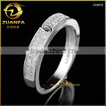 wholesale lots western fashion unisex s925 silver micro pave rings