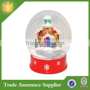 Customized Europe Style Snow Globe Souvenir Gift Glass Snow Ball