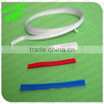 PE coated double-core galvanized wire pliable nose wire for disposable facemask