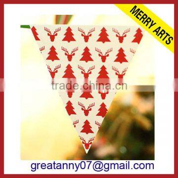 china wholeslae flag pole decoration hanging christmas decorative flags banners on string