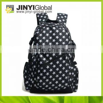 Promotional Black canvas School Bag,Ergonomic Backpack