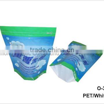 stand up chemical packaging bag with zipper