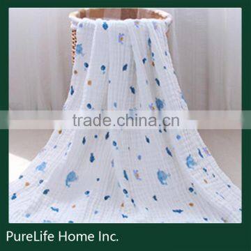 SZPLH High Quality Muslin Swaddle Baby Blanket