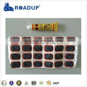 Cold mending patches for tire tube glue