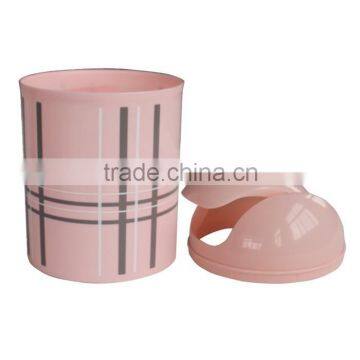 Eco-friendly Color Plastic Trash Can With Lid for Household