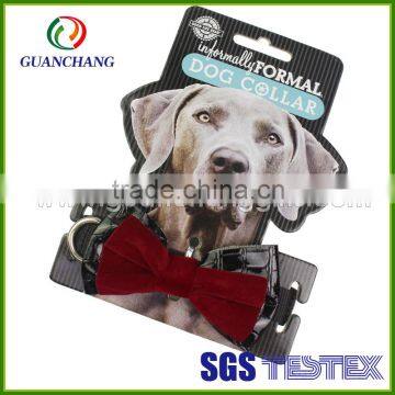 Manufactory fashion bow tie aidi pet collar dog products