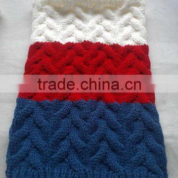 Good Quality Knitting Soft Chunky Snood Round Neck Scarf