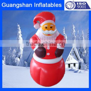 Christmas decor plastic inflatable santa