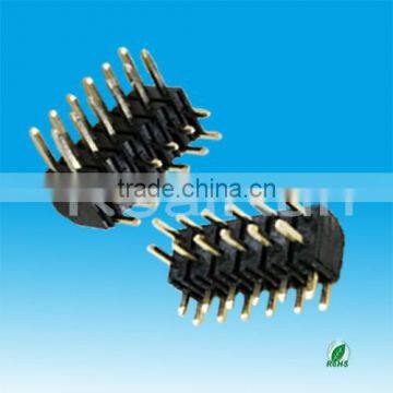 2.0mm Dual Row Right Angle Type Pin Header connector