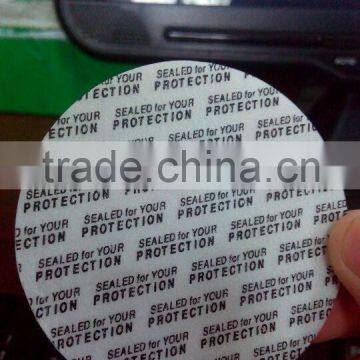 pressure sensitive lids aluminum foil sealing lids/liner for plastic bottle packaging