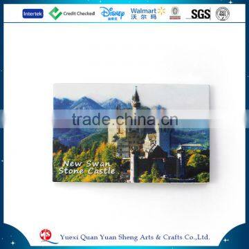 Customized Tourist Magnet Fridge,Castle Polyresin Magnet Fridge,Resin PVC Magnet Fridge