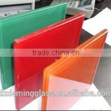 flat shape colored PVB laminated glass