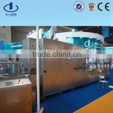 Glass ampoule and vial washing drying filling and sealing compact line