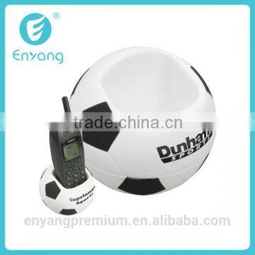 2014 New Popular Cheap Customized OEM Football cellphone holder ball shape for Gift