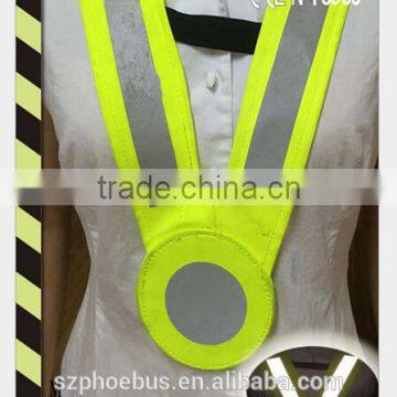 Customized Reflective Armband Safety Reflecting Wrist Band Luminous Waist Band PVC