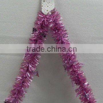 Christmas Tinsel with Christmas Tree Diecut Design