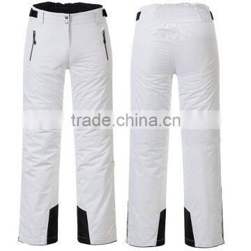 Custom Lady Nylon White SKi Pants