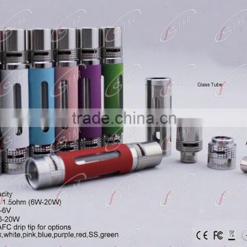 New adjustable airflow control clearomiser match the mod big vapor/ customized low resistance atomizer tank