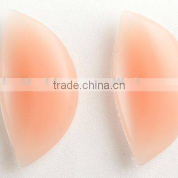 Ideal Fashions Swimsuit Silicone Padding Insert Swimwear Silicone Inserts Swimsuit Insert Pad "ox Horn" Shape Nude Silicone Bra photo-5