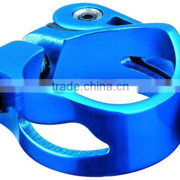 anodized aluminum alloy bike bicycle quick release seat clamp of diameter 28.6mm/31.8mm/34.9mm