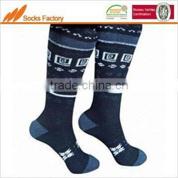 women merino wool full terry kneehigh socks