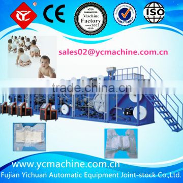 Frequency Motor Automatic Baby Diaper Machine Price