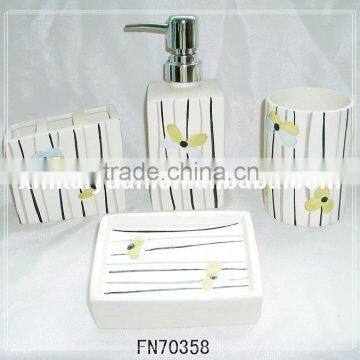 ceramic washroom set/toothbruth holder/soap holder