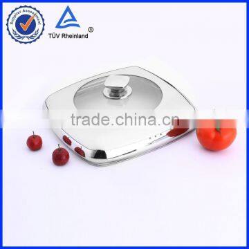 tempered glass with stainless steel 201 - pyrex square glass lids