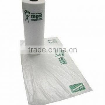hdpe plastic grocer bag plastic packaging High Quality Hdpe designer plastic flat garbage bag