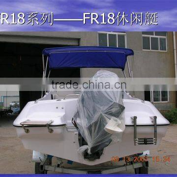 UF18 Fiberglass High Speed Small Cabin Outboard Engine Yacht Quality Choice Most Popular photo-3