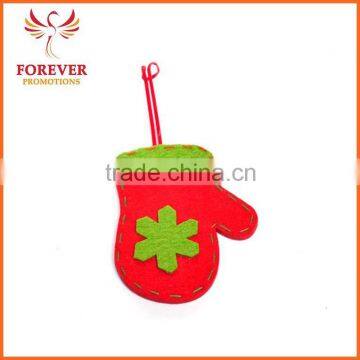 Christmas Tree Decoration Felt Gloves Pendant for Sale