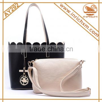 2016 new model wholesale cheap designer fashion PU leather lady handbags