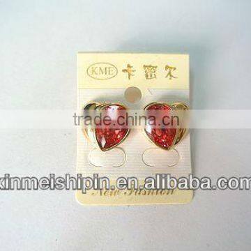 crystal earring stud,charm rubine starlight feature E051-3