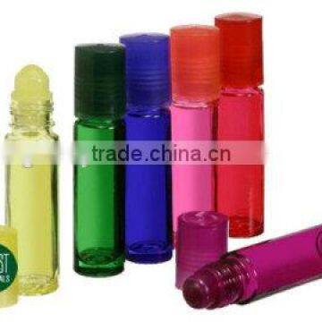 Cheap price transparent and colored essential oil glass roll on bottle roller ball bottles factory sale                        
                                                                                Supplier's Choice