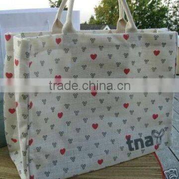 Jute Printed Shopping Bag