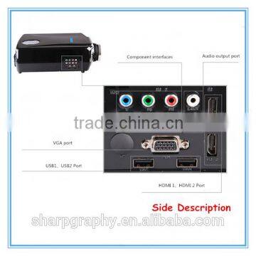 2015 Hot Selling 2600 Lumens Best 1080p Native Full HD LED Holographic Projector LX768 Home Theater HDMI Projectors photo-4