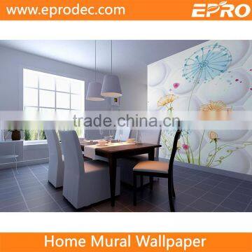 Wallcovering art murals for living Room