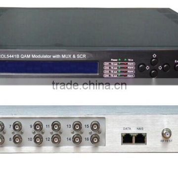 scrambling digital cable tv headend equipment,catv headend system dvb-c modulator COL5441B