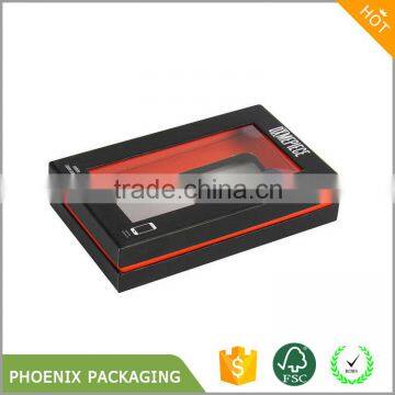 Mobile phone case packaging box with PET window