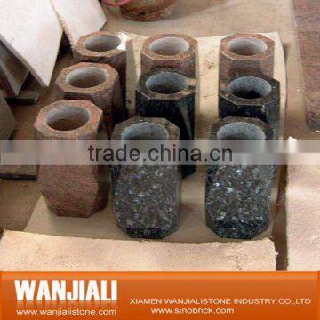 Granite tombstone vase