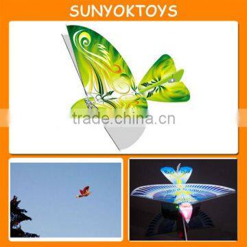 New Toy! Flocking Rc Flying Bird With Sound /LED Light