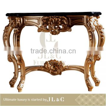 Newly Luxury Latest design solid wood luxury wooden console table-JT13-09- JL&C Furniture